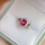 14K GOLD 1.05 CT NATURAL RUBY & DIAMOND RING