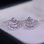 14K GOLD 0.49 CT NATURAL H DIAMOND EARRINGS