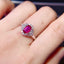 14K GOLD 1.50 CTW NATURAL RUBY & DIAMOND RING