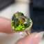 14K GOLD 5.20 CT NATURAL TOURMALINE & DIAMOND RING