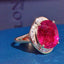 14K GOLD 5.55 CT NATURAL TOURMALINE & DIAMOND RING