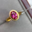 14K GOLD 0.85 CT NATURAL TOURMALINE & DIAMOND RING