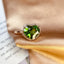 14K GOLD 5.20 CT NATURAL TOURMALINE & DIAMOND RING