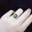14K GOLD 2.85 CT NATURAL TOURMALINE & DIAMOND RING