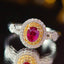 14K GOLD 1.06 CTW NATURAL RUBY & DIAMOND RING