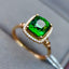 14K GOLD 3.14 CTW NATURAL TOURMALINE & DIAMOND RING