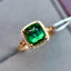 14K GOLD 3.14 CTW NATURAL TOURMALINE & DIAMOND RING
