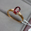 14K GOLD 1.45 CTW NATURAL TOURMALINE & DIAMOND RING