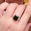 14K GOLD 4.2 CT NATURAL TOURMALINE & DIAMOND RING