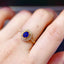 14K GOLD 0.80 CTW NATURAL SAPPHIRE & DIAMOND RING