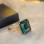 14K GOLD 3.85 CT NATURAL TOURMALINE & DIAMOND RING