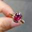 14K GOLD 1.66 CT NATURAL TOURMALINE & DIAMOND RING