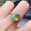 14K GOLD 4.50 CT NATURAL TOURMALINE & DIAMOND RING