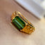 14K GOLD 2.80 CT NATURAL TOURMALINE & DIAMOND & MEN¡¯S RING