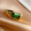 14K GOLD 2.80 CT NATURAL TOURMALINE & DIAMOND & MEN¡¯S RING