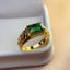 14K GOLD 2.80 CT NATURAL TOURMALINE & DIAMOND & MEN¡¯S RING