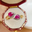 14K GOLD 0.93 CT NATURAL RUBY & DIAMOND RING