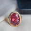 14K GOLD 5.20 CT NATURAL TOURMALINE & DIAMOND RING