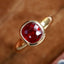 14K GOLD 1.06 CT NATURAL RUBY RING