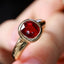 14K GOLD 1.06 CT NATURAL RUBY RING