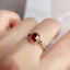 14K GOLD 1.06 CT NATURAL RUBY RING