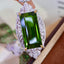 14K GOLD 21.13 CTW NATURAL TOURMALINE & DIAMOND PENDANT( WITHOUT CHAIN )