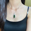 14K GOLD 21.13 CTW NATURAL TOURMALINE & DIAMOND PENDANT( WITHOUT CHAIN )
