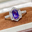 14K GOLD 1.14 CT NATURAL SAPPHIRE & DIAMOND RING