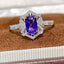 14K GOLD 1.14 CT NATURAL SAPPHIRE & DIAMOND RING