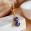 14K GOLD 2.00 CT NATURAL TANZANITE & DIAMOND PENDANT( WITHOUT CHAIN )