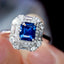 14K GOLD 1.53 CTW NATURAL SAPPHIRE & DIAMOND RING
