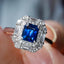 14K GOLD 1.53 CTW NATURAL SAPPHIRE & DIAMOND RING