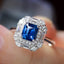 14K GOLD 1.53 CTW NATURAL SAPPHIRE & DIAMOND RING
