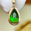 14K GOLD 8.30 CTW NATURAL TOURMALINE & DIAMOND PENDANT( WITHOUT CHAIN )