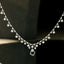 14K GOLD 1.16 CT NATURAL H DIAMOND NECKLACE