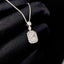GIA CERTIFIED 14K GOLD 0.5 CT NATURAL H VS1 CUSHION DIAMOND NECKLACE