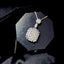 GIA CERTIFIED 14K GOLD 0.5 CT NATURAL H VS1 CUSHION DIAMOND NECKLACE