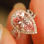 14K GOLD 3.85 CT NATURAL MORGANITE & DIAMOND RING