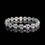 14K GOLD 3.5 CT NATURAL H DIAMOND BRACELET