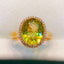 14K GOLD 3.8 CT NATURAL TOURMALINE & DIAMOND RING