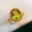 14K GOLD 3.8 CT NATURAL TOURMALINE & DIAMOND RING