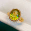 14K GOLD 3.8 CT NATURAL TOURMALINE & DIAMOND RING