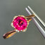 14K GOLD 1.2 CT NATURAL TOURMALINE & DIAMOND RING