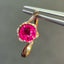 14K GOLD 1.2 CT NATURAL TOURMALINE & DIAMOND RING