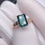 14K GOLD 2.72 CT NATURAL TOURMALINE & DIAMOND RING