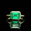 14K GOLD 1.7 CT NATURAL EMERALD RING