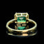 14K GOLD 1.7 CT NATURAL EMERALD RING