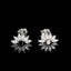 14K GOLD 0.5 CT NATURAL H DIAMOND EARRINGS