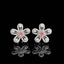 14K GOLD 0.56 CTW NATURAL PINK DIAMOND & DIAMOND EARRINGS