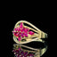 14K GOLD 0.90 CTW NATURAL RUBY & DIAMOND RING